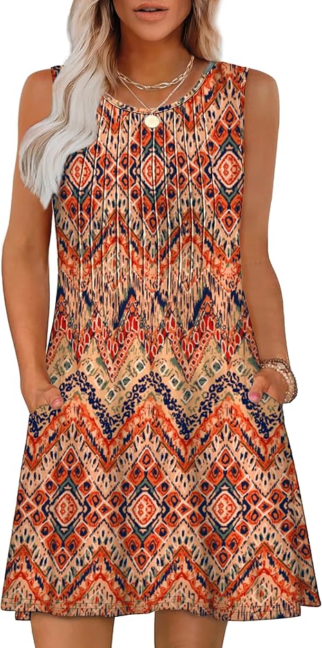 Loose Beach Vacation Dress-Effortless Comfort